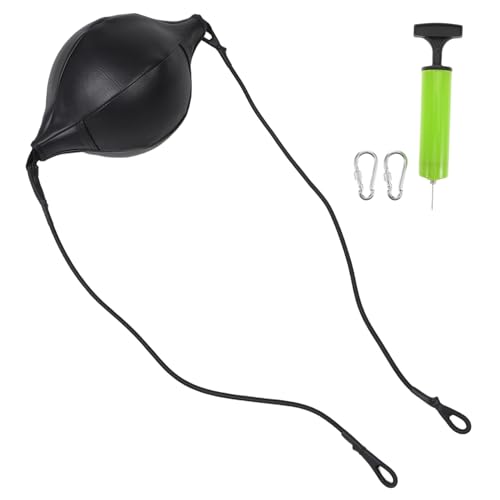 VICASKY 1 Set Boxing Reaction Ball PU Double End Speed Training Bag for Reflexes Coordination Durable Hanging Design for Efficient Space Use Boost Emotional Release Reflex Enhancement
