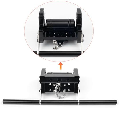 Aluminum Gas Tank Tail Beam Protection Bar Upgrade Parts for 1/14 Tamiya Trailer Tractor Truck Car