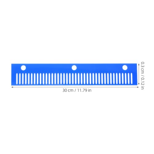 SUPVOX Aquarium Overflow Comb with Suction Cup Multi Functional Fish Tank Divider Guard Panel for Easy Maintenance Sturdy Design and Enhanced Fish Safety for Household Aquariums