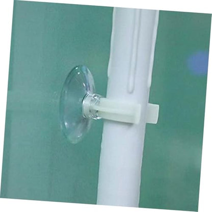 Yardwe 9pcs Aquarium Suction Cup Clips for Securely Holding Water Tubing in Fish Tanks Durable PVC Design for Stability and Versatile Use for Various Decorative Styles - size: 4.50X3.00X2.00CM