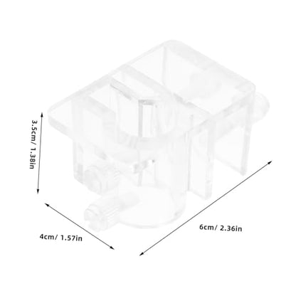 Aquarium Hose Fixing Clamp Tool Rack Sturdy Acrylic Holder for Dosing Pumps Plant Hangers Accessories