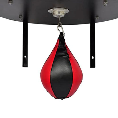 Speed Bag Platform Set with Heavy Duty Wall Mount Bracket and 360 Degree Swivel for Boxing MMA Training Workout Punching Speedball Station