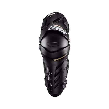 Leatt Unisex-Adult Motorcycle Pivoting Knee and Shin Hard Shell Impact Foam Guard - color: White, size: Small/Medium