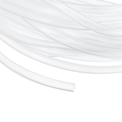 uxcell Clear PVC Tubing, 1.7mm ID x 2.7mm OD - 15ft PVC Tube Lightweight Vinyl Hose, Transparent Flexible Plastic Water Tubing for Air Oil Water Transfer Aquarium Irrigation - size: 1.7mm ID x 2.7mm OD