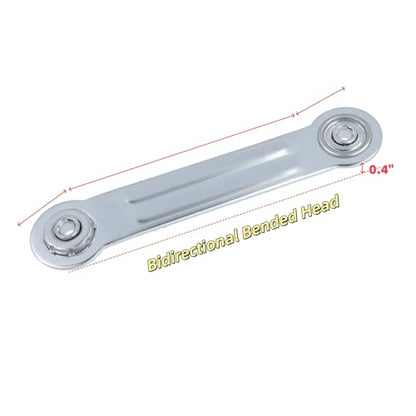 Glider Bearing Arm Bracket Replacement, 4Pcs Silver, 6.9 Inch Length & 5.5 Inch Hole Center, Hardware Rocker Parts for Patio Glider, Garden Bench, and Chair Repair - color: Silver, size: L 6.9" x 5.5" Centers