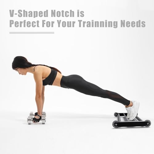 Glute Ham Glider, Hamstring Roller with V Bar - color: Small: 27.5 inches x 15 inches