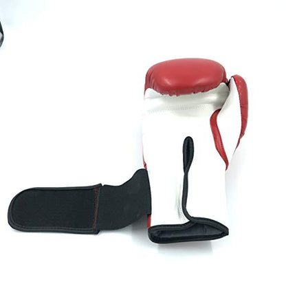 Boxing Gloves Red Kickboxing, Grappling, Fighting, Muay Thai Training Boxing Bag Gloves, Punch Bags and Focus Pads Punching Plain-Blank Vinyl Gloves No Logo - size: 12oz