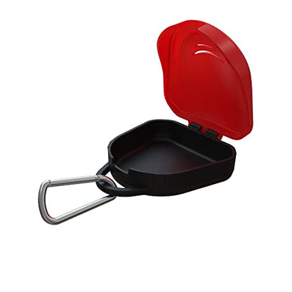 Ventilated Protective Mouth Guard Case - Red - color: Red