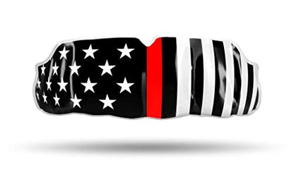 Impact Custom Professional MMA/Boxing/Muay Thai Mouthguard with Trim for Gag Reflex - color: Firefighter