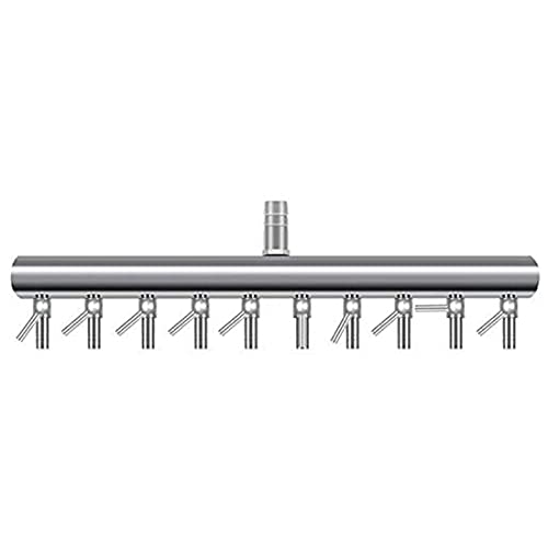 Aquarium Air Valve 10 Way Aquarium Fish Tank Inline Manifold Air Flow Pump Tubing Splitter Lever Control Valve