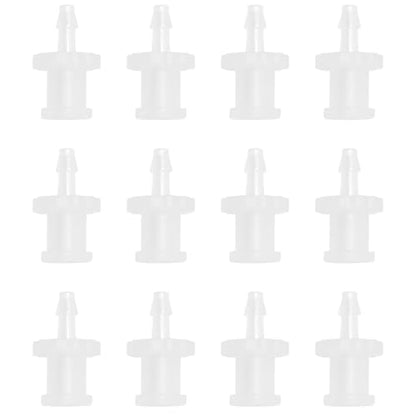 Famale Thread Hose Fitting 1/16 "PP Polypropylene Hose Barb Fitting Ruhr Female Thread Adapter For Laboratory Equipment 12pcs (0.67inch)