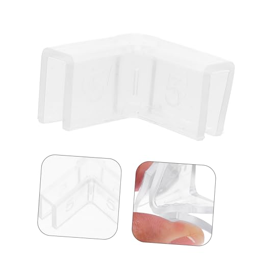 Levemolo 10pcs Multifunctional Corner Guards for Aquariums and Furniture Transparent Shaped Edge Protectors Material for Comprehensive for Various