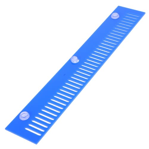 SUPVOX Aquarium Overflow Comb with Suction Cup Multi Functional Fish Tank Divider Guard Panel for Easy Maintenance Sturdy Design and Enhanced Fish Safety for Household Aquariums