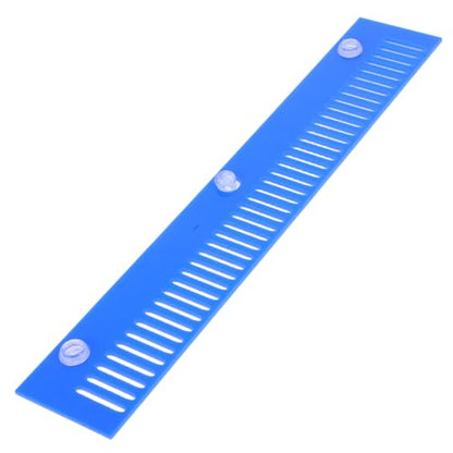 SUPVOX Aquarium Overflow Comb with Suction Cup Multi Functional Fish Tank Divider Guard Panel for Easy Maintenance Sturdy Design and Enhanced Fish Safety for Household Aquariums