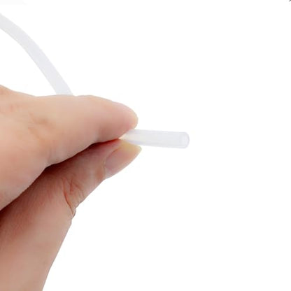 Silicone Tube 1/8"(3mm) ID x 3/16"(5mm) OD Clear Flexible Silicone Rubber Tubing Water Air Hose Pipe Transparent (3.3ft / 1m；3 x 5mm) - size: 3mm ID x 5mm OD