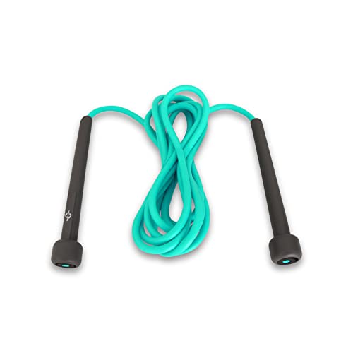 NIVIA Skipping Rope for Weight Loss & Cardio | Adjustable Jump Rope for Home Workout, Gym, Boxing & CrossFit | Smooth Rotation, Anti-Slip Handles - color: Green
