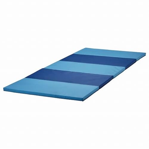 Ikea M70552267 PLUFSIG Pelfsig Folding Gym Mat, Blue, 30.7 x 72.8 inches (78 x 185 cm),