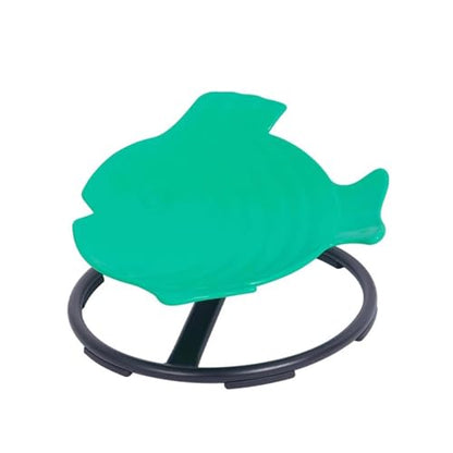 Children's Vestibular Balance Training Equipment Props, Children's Spinning Disk Toys,Green - color: Green