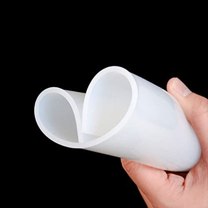 Silicone Rubber Sheet, 500x500mm Clear Translucent Plate Mat High Temperature Resistance Rubber Pad, 1pcs(T2mm) - size: T2mm