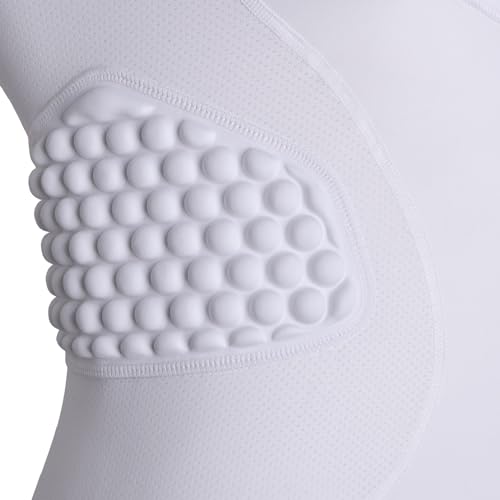 COOLOMG Youth Chest Protector Baseball Softball Football Lacrosse - color: Pure White, size: Medium