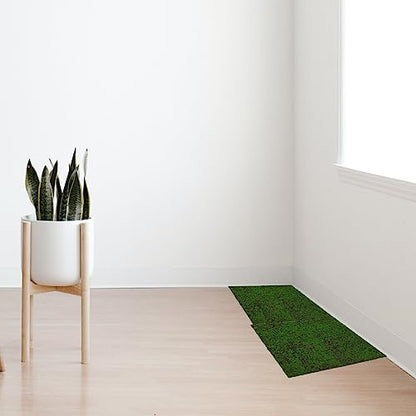 Healifty Artificial Moss Mat 19.68X19.68 Inch Square Simulation Grass Pad Realistic Faux Moss Turf for Indoor Outdoor DIY Landscaping Garden Decor