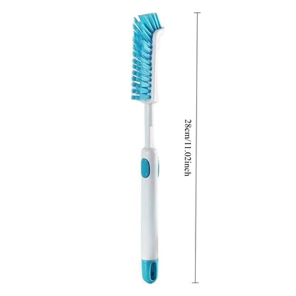 Aquarium Cleaning Brush - Blue Fish Tank Scrubber, Retractable Multi-Function Brush for Algae & Dirt, Aquarium Care Tool for Glass Tanks