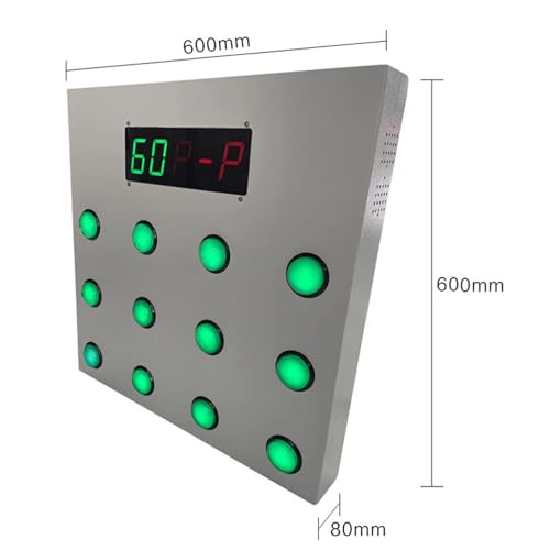 Agile Reaction Training Lamp for Desktop, Speed-Adjustable Reaction Lights with Timer & Score Counter,for Sports Training & Fun Games