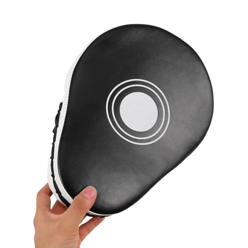 Beavorty Curved Boxing Punch Mitts Pu Kick Shield Pads Thickened Handheld Five-Digit for Martial Arts Taekwondo Kickboxing Training Sparring Gloves