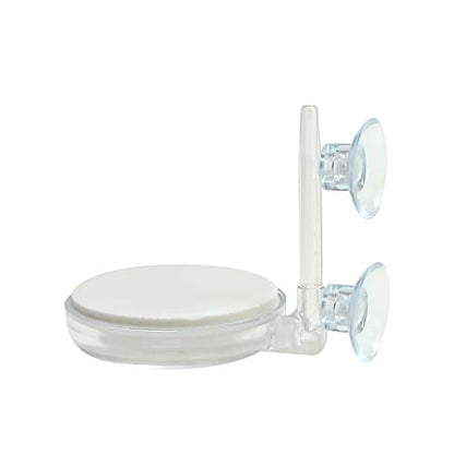 Aquarium Air Stone Fish Tank Nano Bubble Stone Kit with Control Valve Quiet Super-High Dissolved Oxygen Diffuser Makes Super Tiny Bubbles for Fish Tank and Hydroponic (T60)