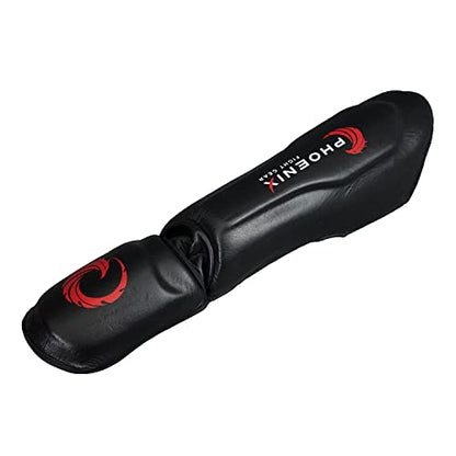 Flight Shin Guards, Extra Padding - color: Black, size: Small