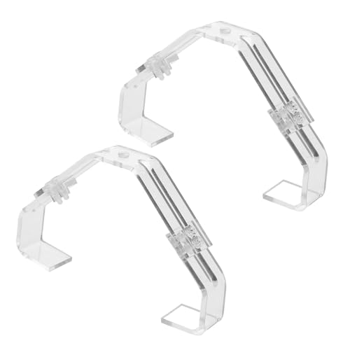 Milisten 2pcs Aquarium Lamp Hanger Clip Sturdy Replacement Light Holder for Fish Tank Reptile Terrarium Secure Fixation Flexible Design for Optimal Lighting Angle