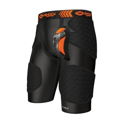 HEX CompFit Compression Shorts with Ultimate Carbon Flex Cup - size: Medium