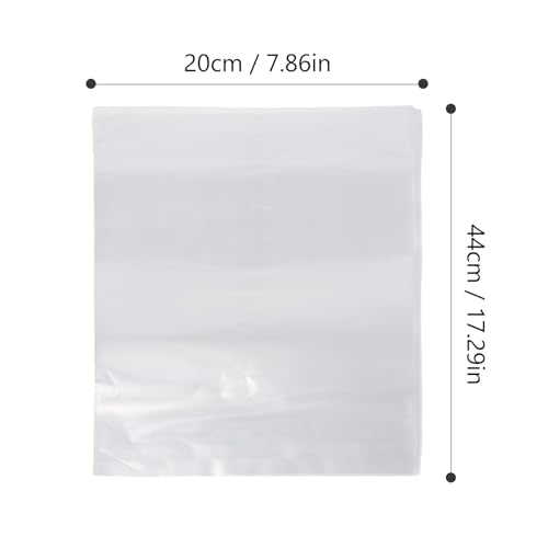 SHINEOFI 50pcs Live Fish Packing Bags Leak-proof Plastic Fish Transport Bags 20x44cm Thick 12mil Flat-sealed for Aquarium Shipping