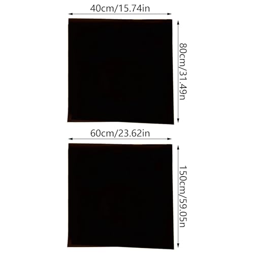 Peiiwdc Fish Tanks Background Adhesive Film for Aquarium Fish Tanks Decorations Elegant Black Sticker Poster Background