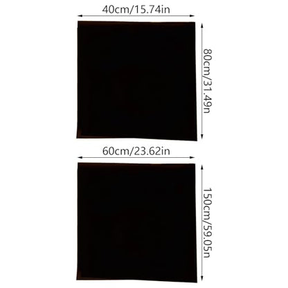 Peiiwdc Fish Tanks Background Adhesive Film for Aquarium Fish Tanks Decorations Elegant Black Sticker Poster Background
