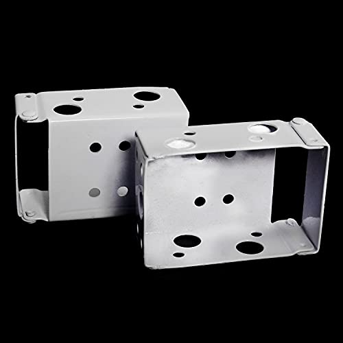 4PCS 2SETS Blind Installation Brackets Blind Brackets Low Profile Box Mounting Bracket Installation Bracket for Window Blinds