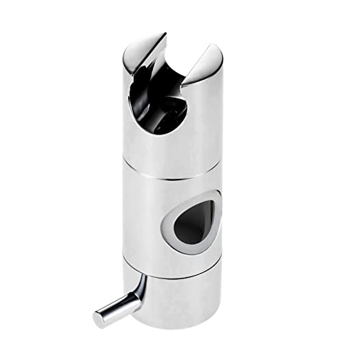 XTYPE Hand Held Shower Head Holder for 22mm 25mm Tube Shower Rail Bracket Slider Bar Adjustable Sprayer Holder Shower Rod Replacement