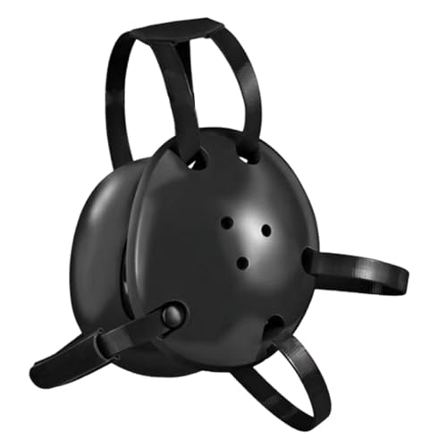 Wrestling Headgear Adult Adjustable with Chin Pad NBR Soft Construction Suitable for Sports Training Men