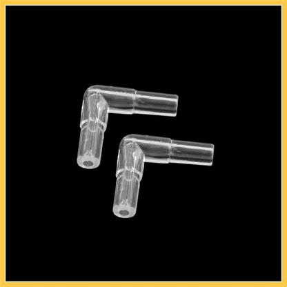 12pcs L Shape Airline Tubing Connector Aquarium Fish Tank Air Pump Accessories Auto Replacement Parts
