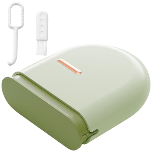 Retainer Case with Vent Holes, Pull-out Slim Denture baths | Compatible with Invisalign, Mouth Guard Set, Fashion Orthodontic Retainer Case with Retainer Removal Tool and Brush - color: Green