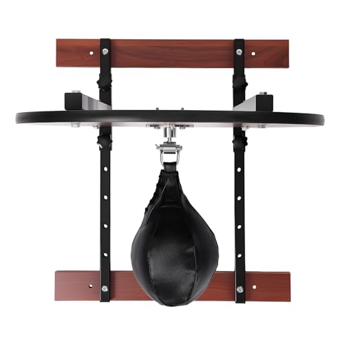 Speed Bag Platform Kit - Speed Bags for Boxing, Wall Mount Boxing Training Equipment for Training, Exercise, Fitness, Adjustable Height