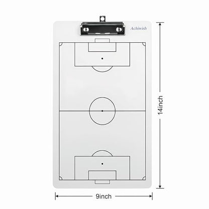 Soccer Clipboard for Coaches, Double-Sided Dry Erase Board - style: Soccer