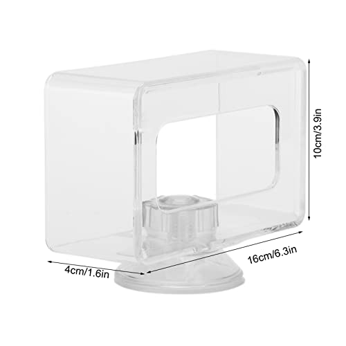 Fish Feeding Ring, Anti Floating Transparent Acrylic Aquarium Feeder, 6x10cm Fish Food Feeding Accessory, 4.33in Length 0.13lb Weight (Large Size 10 * 16cm) - size: Large size 10*16cm