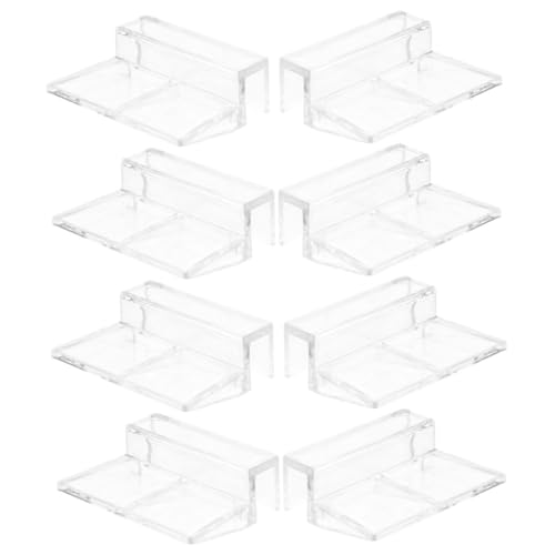 Aquarium Lid Holder Clips Fish Tank Lid Bracket for Glass Cover 10mm Rimless Tank Support