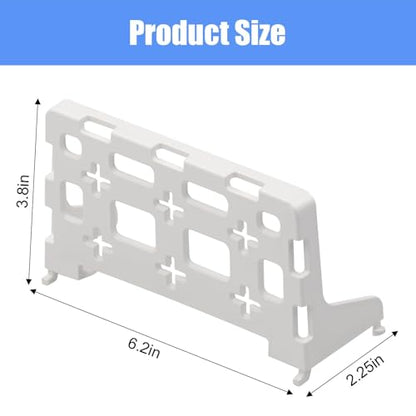 49605-aub Structured Media Panel Accessories Enclosure Universal Shelf Mounting Bracket for Leviton Media Panel -That Supports 20lbs of Weight - White - size: 1 Piece