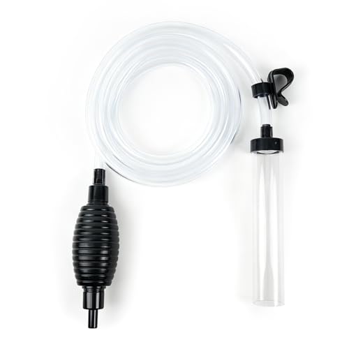 6ft Siphon Hose Fish Tank Cleaner, Aquarium Water Changer，Gravel Vacuum for Aquarium Sand & Gravel – Premium Designed for Superior Cleaning Performance, Safer Material, Battery-Free Design | Superior Cleaning Power;Safer Design – No Electricity, No Chemic