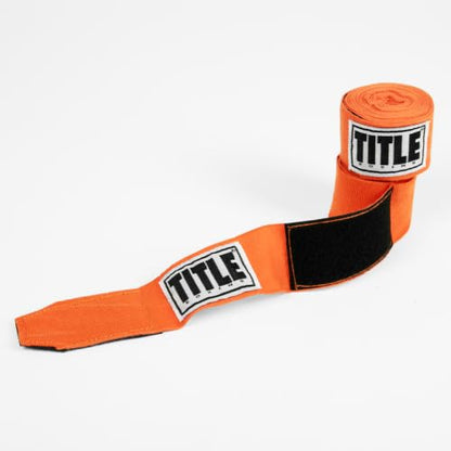 Title Boxing Elastic Mexican Hand Wrap, Orange, 180"