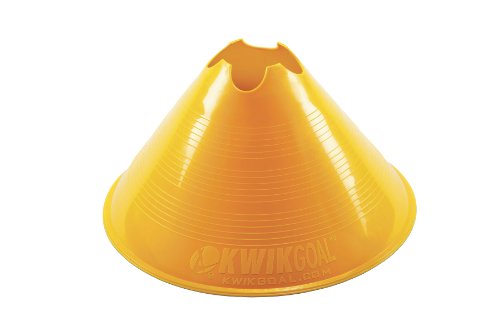 Kwik Goal Jumbo Disc Cones, Pack of 12 - color: Yellow