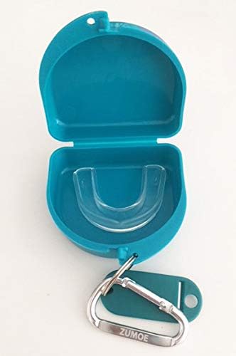 Field Hockey (Aqua) Mouthguard case Mouth Guard Case Retainer Case - Field Hockey Chick - color: Aqua