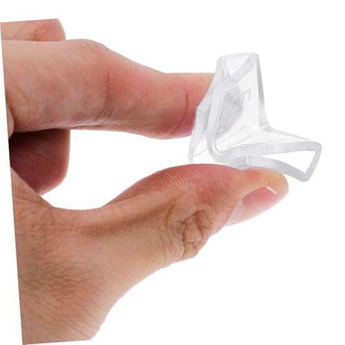 YARNOW 10Pcs Transparent Aquarium Corner Guards Shaped Fish Tank Edge Protectors Durable Multifunctional Bumpers for Aquariums Furniture Appliances